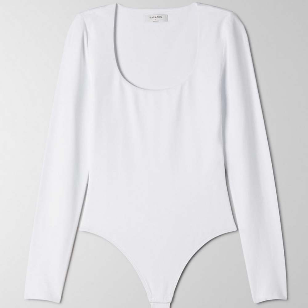 NWT Aritzia Babaton Contour Bodysuit in White (L)